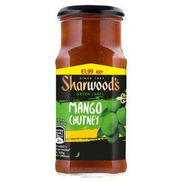 Sharwoods Mango Chutney Green Label 6x227g PM 1 99