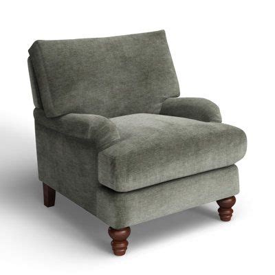 Birch Lane Walters Upholstered Armchair Accent Chairs In Black Brown