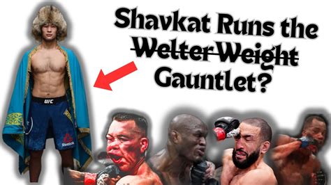 Shavkat Rakhmonov V The Top 10 Ranked Ufc Welterweights 2024 Youtube