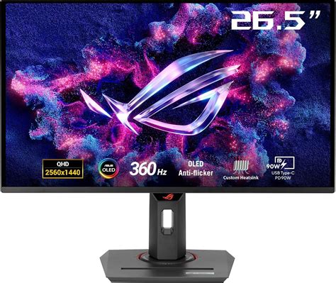 Monitor Oled 360hz - ASUS ROG Strix XG27ACDNG 26.5" 360Hz QHD OLED Gaming Monitor: Monitors ...