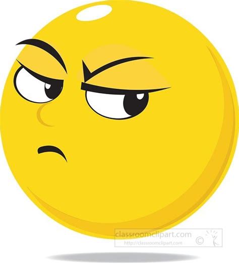 Emotions And Expressions Clipart Smily Character Jealous Expression