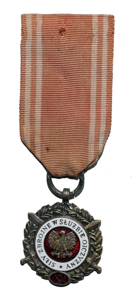 Medal Si Y Zbrojne W S U Bie Ojczyzny Za Xv Lat