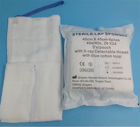 Sterile Lap Sponges China Disposable Medical Lap Sponges And Sterile