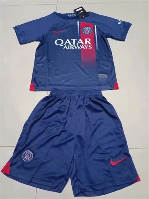 ENSEMBLE FOOT ENFANTS PSG 2023 2024 Avec Flocage EUR 34 99 PicClick FR