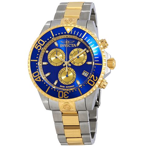 Invicta Pro Diver Chronograph Blue Dial Mens Watch 26851 Pro Diver