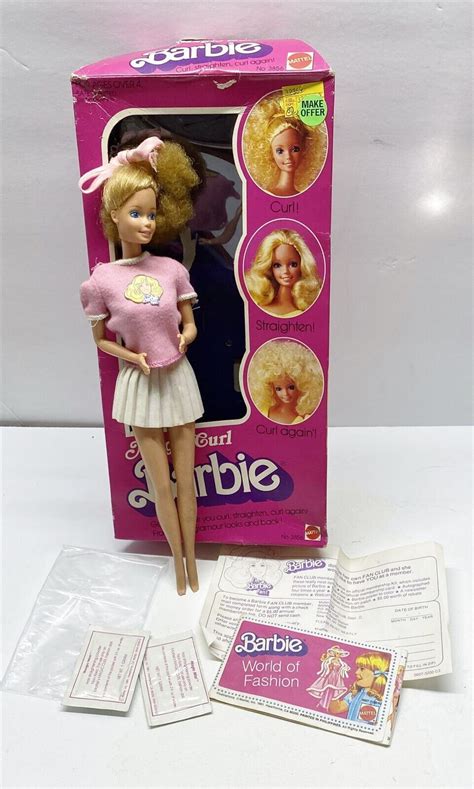 1981 Mattel Barbie Magic Curl Doll Mint In Original Box 4680677467