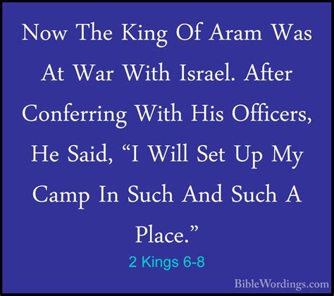 2 Kings 6 - Holy Bible English - BibleWordings.com