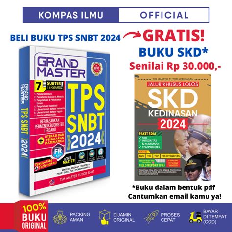 Jual Buku Snbt Terbaru Terlengkap Grand Master Tps Snbt 2024