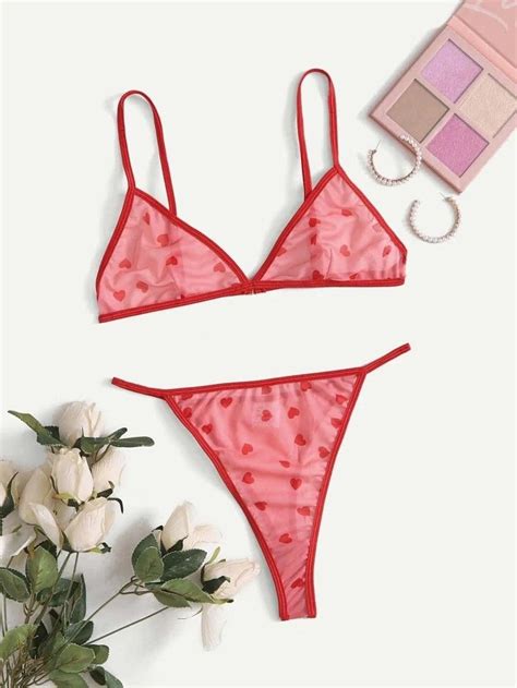 Sexy Lencería roja transparente Trajes de bikini Lenceria Sexy