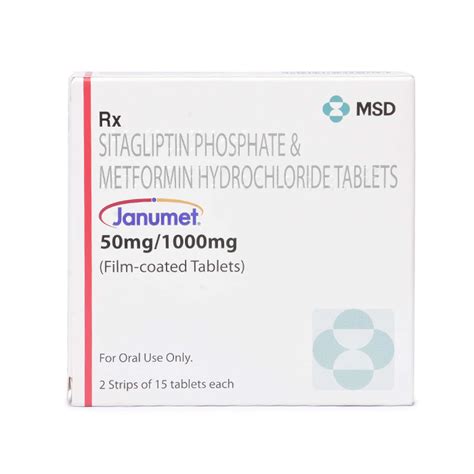 Janumet 50 1000 Mg Sitagliptin Metformin Janumet Its Dosage