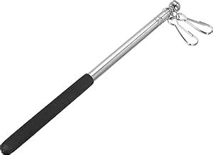 Patikil Telescopic Handheld Flagpoles Feet Portable Stainless