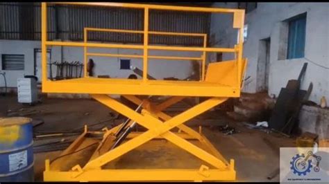 Nio Pit Mounted Hydraulic Scissor Lift Working Height 10 Feet