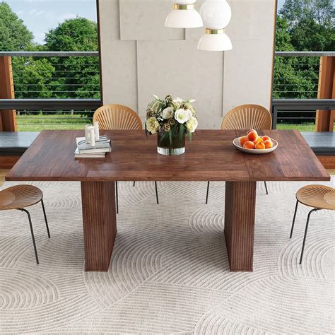 amazoncom weselon   dining table     modern farmhouse