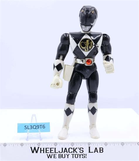 Zack Black Ranger Mighty Morphin Power Rangers 1993 8" Bandai Action ...