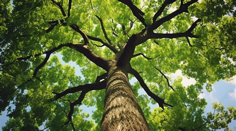 Perspective Of Underneath A Tree S Textured Canopy Background Green