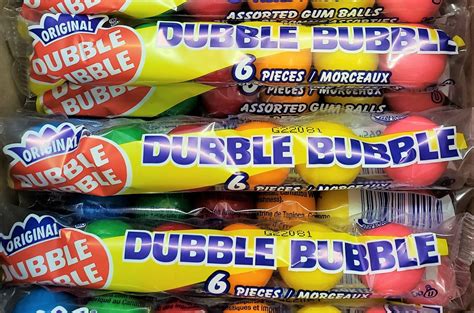 Dubble Bubble Assorted Gum Balls 6-piece – Crowsnest Candy Company