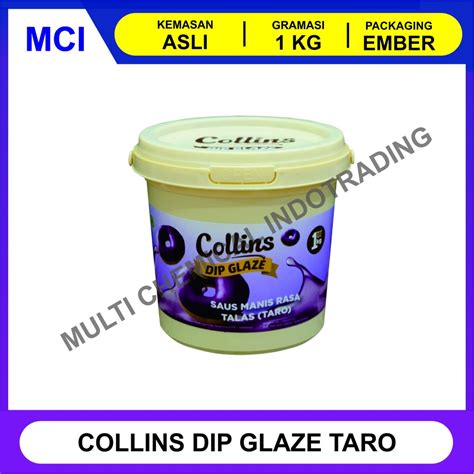 Jual COLLINS DIP GLAZE 1 KG TOPPING DONAT PISANG NUGGET TARO UBI