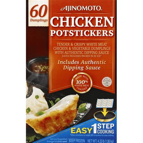 Ajinomoto Potstickers Chicken 60 Each Instacart