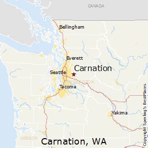 Carnation Washington Map