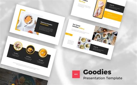 Goodies Food And Beverages Powerpoint Template