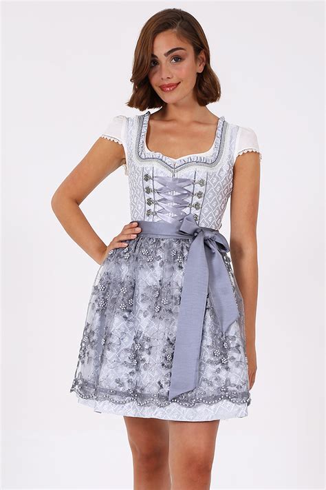 Dirndl Sitara Cm In Grau Im Kr Ger Dirndl Online Shop