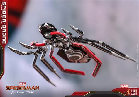 Spider Man Far From Home Life Size Spider Drone Set By Hot Toys