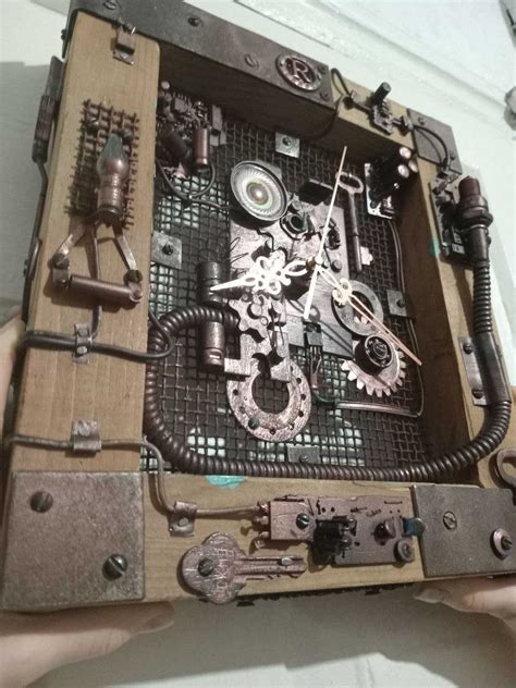 Steampunk. Деревянные настенные часы в стиле стимпанк.: 1 199 грн ...