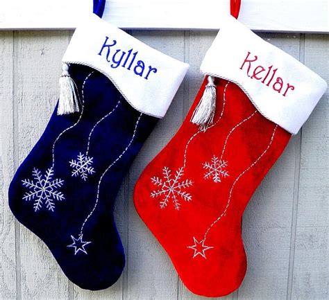 Snowflake Christmas Stockings