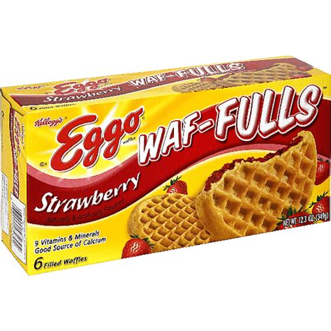 Eggo Waf Fulls Filled Waffles Strawberry Pancakes French Toast