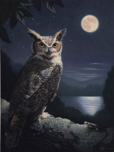 Owl Painting