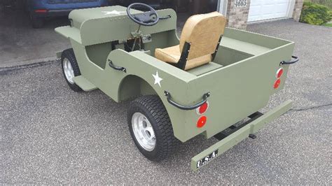 Custom Built Willys Style Wwii Jeep Golf Cart Utility Vehicle