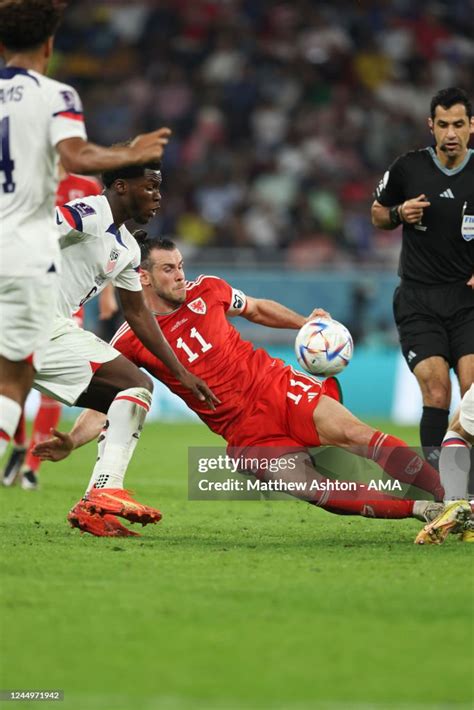 Gareth Bale Of Wales During The Fifa World Cup Qatar 2022 Group B