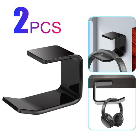 2pcs Headphone Headset Hanger Wall Mount Universal Headphone Holder