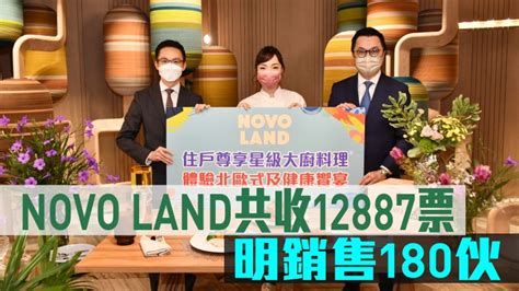 熱辣新盤放送｜novo Land共收12887票 明銷售180伙 新冠疫情專頁