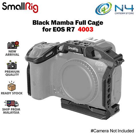 SmallRig Black Mamba Full Cage For EOS R7 R10 Camera Cage For Canon EOS