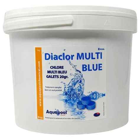 Chlore Multi Blue Pastilles De G Multifonctions Traitement Tout En