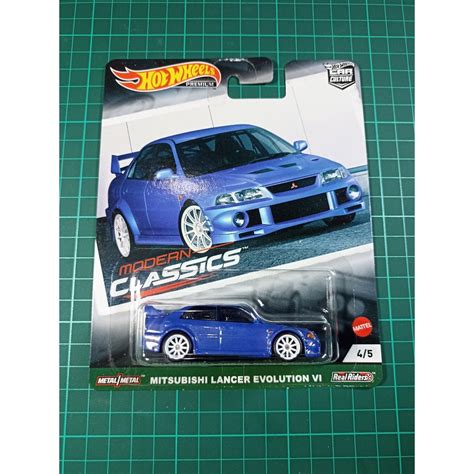 Hot Wheels Mitsubishi Lancer Evolution Vi Modern Classic Car Culture Shopee Malaysia