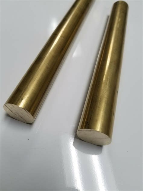 34 Diameter 2 X 5 Long 360 Brass Round Bar 34 Dia 360 Rod Lathe Stock Ebay