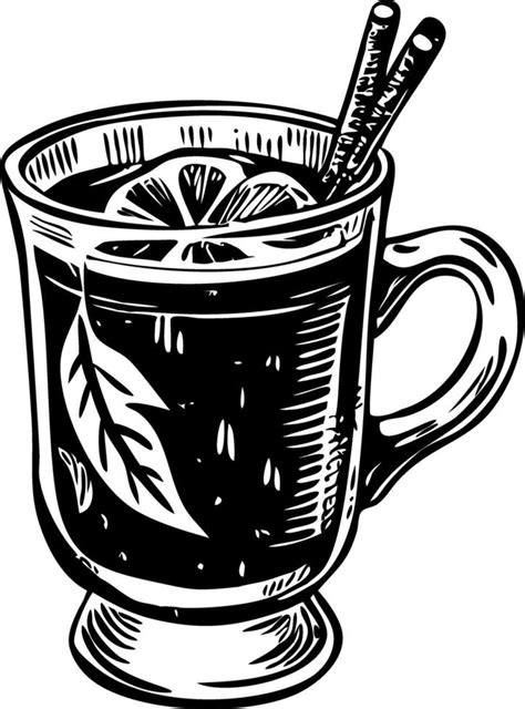 A Vintage Illustration Showing Hot Toddy 66038961 Vector Art At Vecteezy