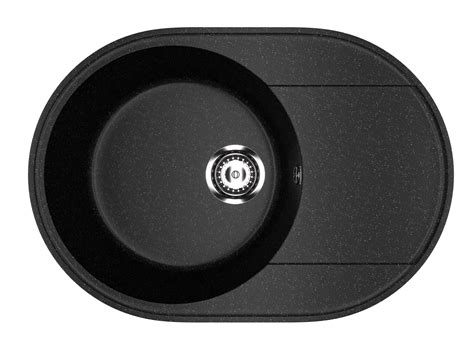 Мойка кухонная из искусственного камня CETUS С-610-004 черная купить в ...