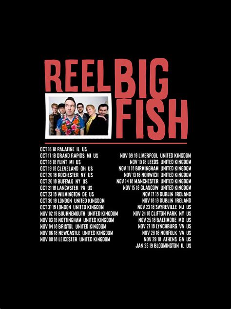 Reel Big Fish Tour 2018 - 2019 Digital Art by Pola Gokal - Pixels