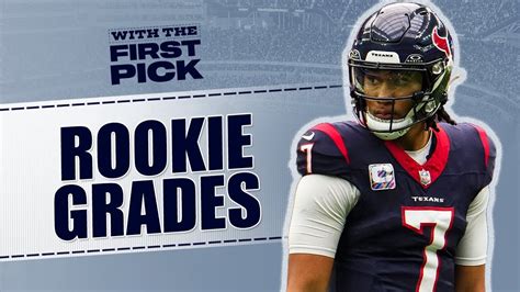 Midseason 2023 NFL Rookie Report Card Grading 1st Round QBs WRs RBs