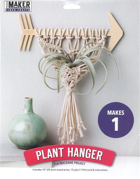 Amazon Leisure Arts Mini Maker Macrame Kit Natural Patio Lawn