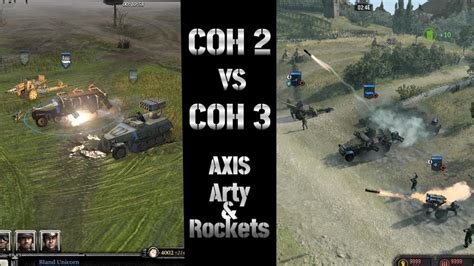 COH 2 Vs COH 3 How Does Axis Arty Rockets Compare YouTube