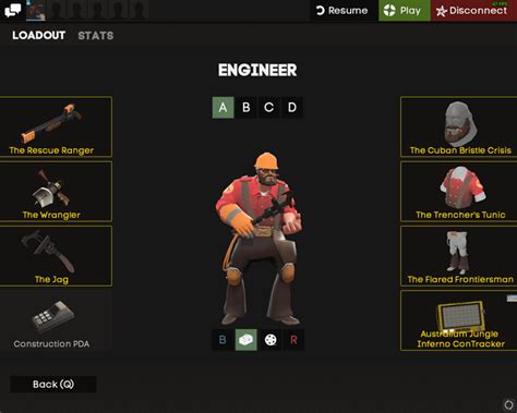 Engineer Cosmetic Loadout R Tf2fashionadvice