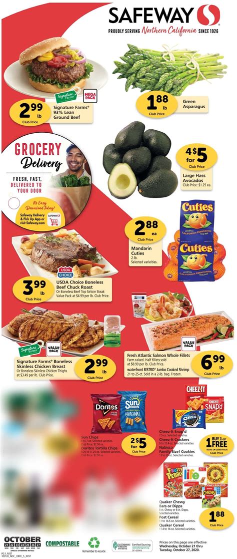 Safeway Ad Circular - 10/21 - 10/27/2020 | Rabato