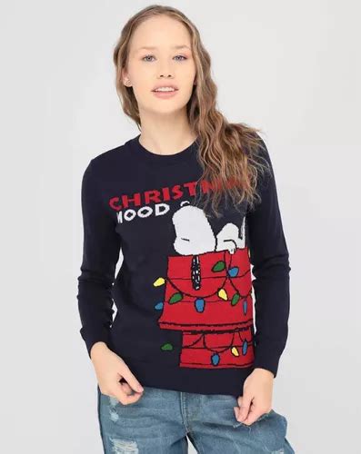 Su Ter Snoopy Peanuts Tejido Navide O Ch Env O Gratis