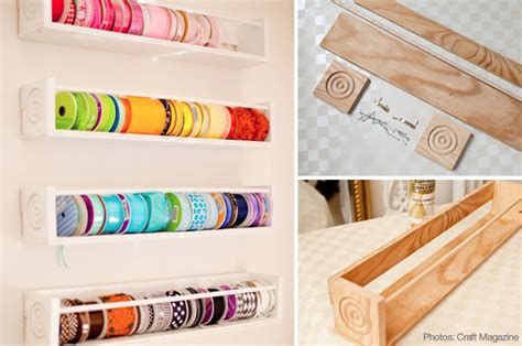 Diy Ribbon Storage Organizers Racks Shelves Jennifer Off