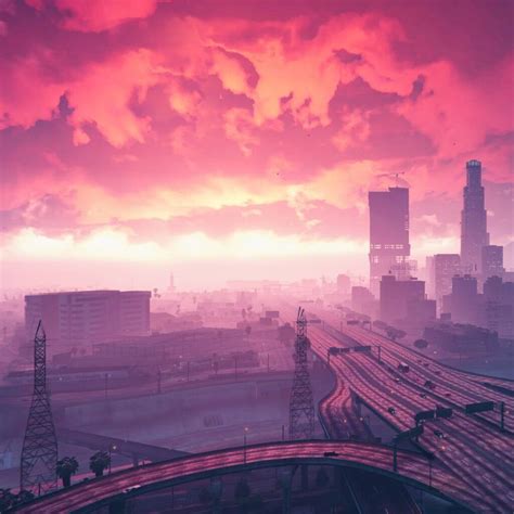 1024x1024 Grand Theft Auto V Sunset Artwork 1024x1024 Resolution Hd 4k