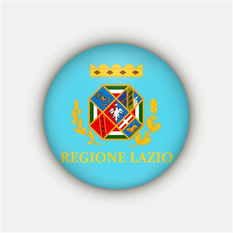 Lazio Flag. Region of Italy. Vector illustration. 20244647 Vector Art ...